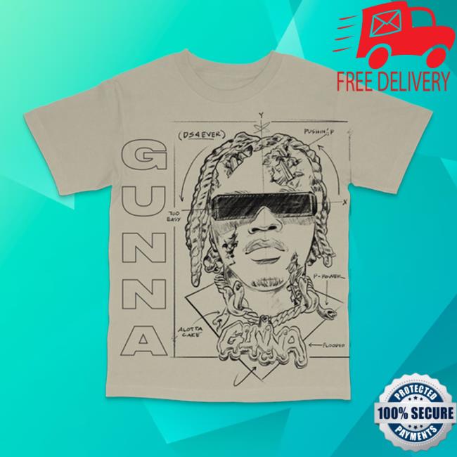 Young Stoner Life Merch Gunna Ds4ever "Blueprint" T-Shirt
