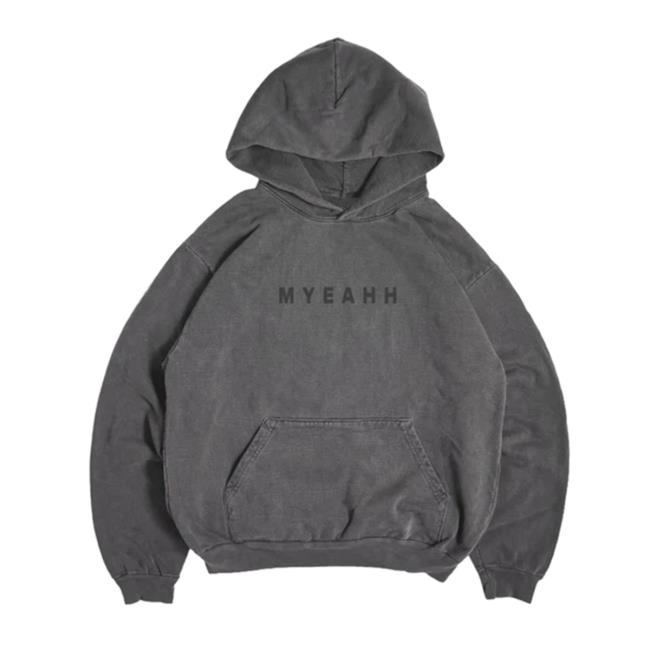 Yuri Lamasbella Merch Myeahh Black Hoodie