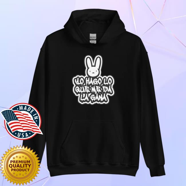 YHLQMDLG Bad Bunny Pullover Hoodies