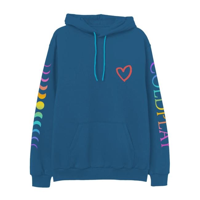 2024 Music Of The Spheres World Tour Heart Hoody - Coldplay