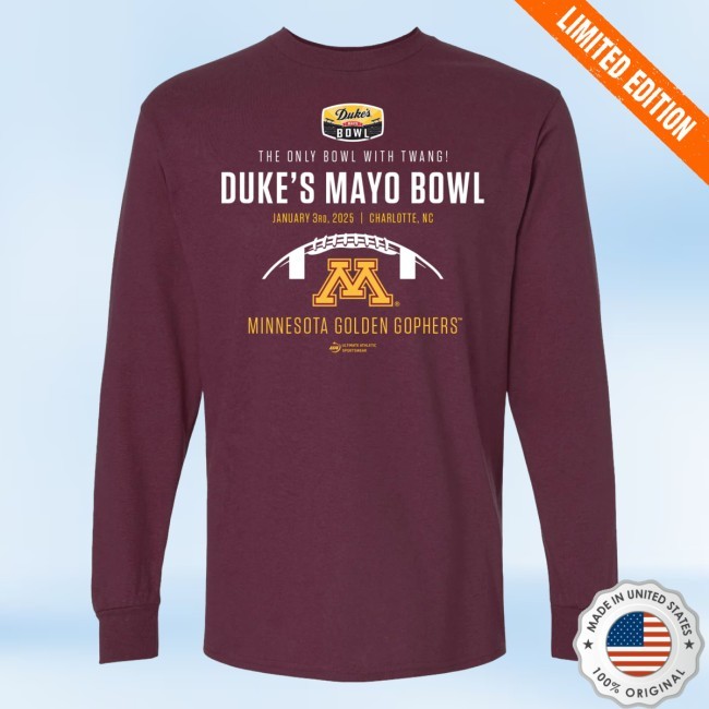 2025 Duke's Mayo Bowl Minnesota Shirt